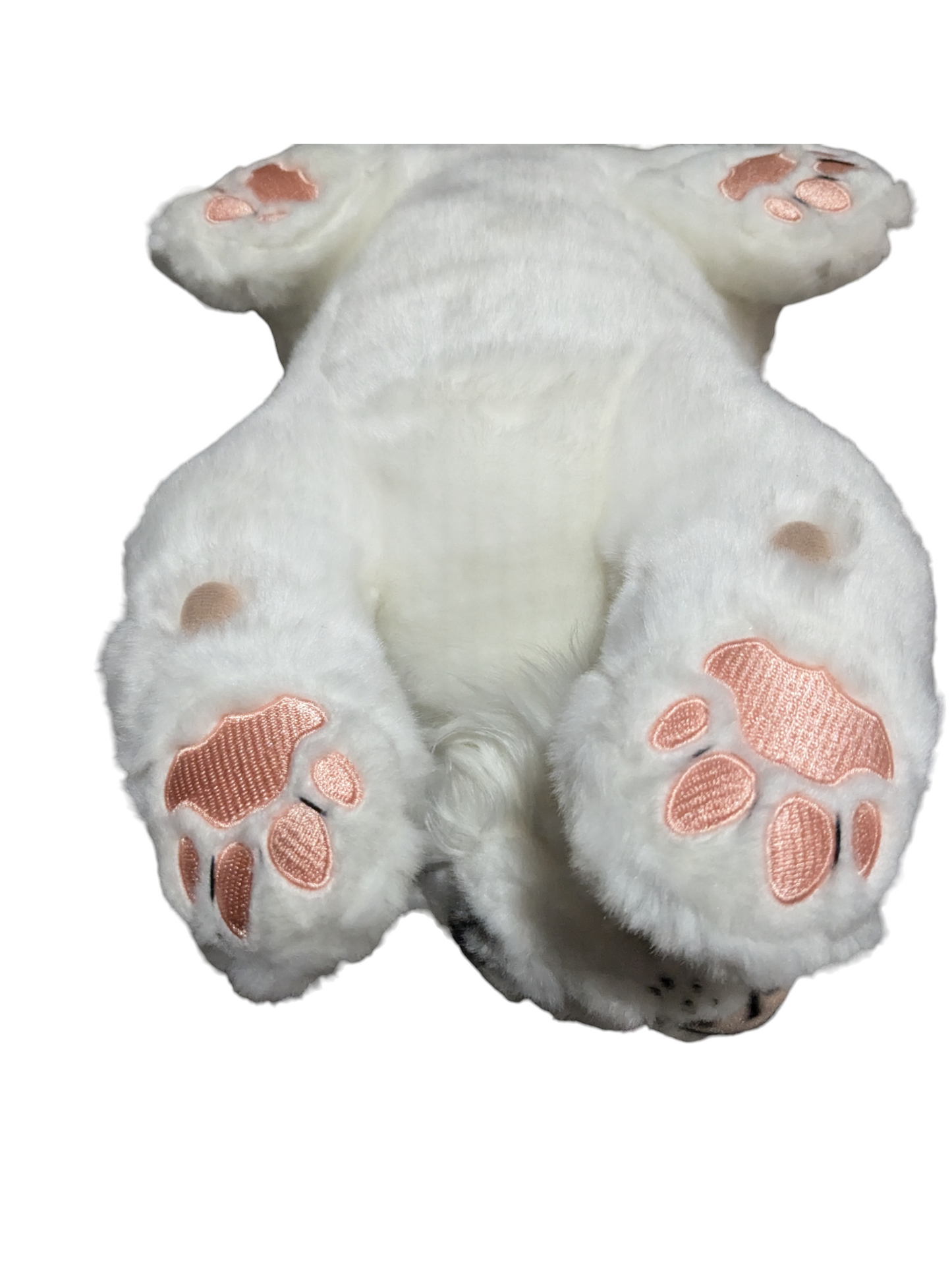 Weighted 1-3lbs White Tiger Plush with Paw Pads for Anxiety, ADHD, Stress, Autism, Comfort Therapy Stuffed Animal