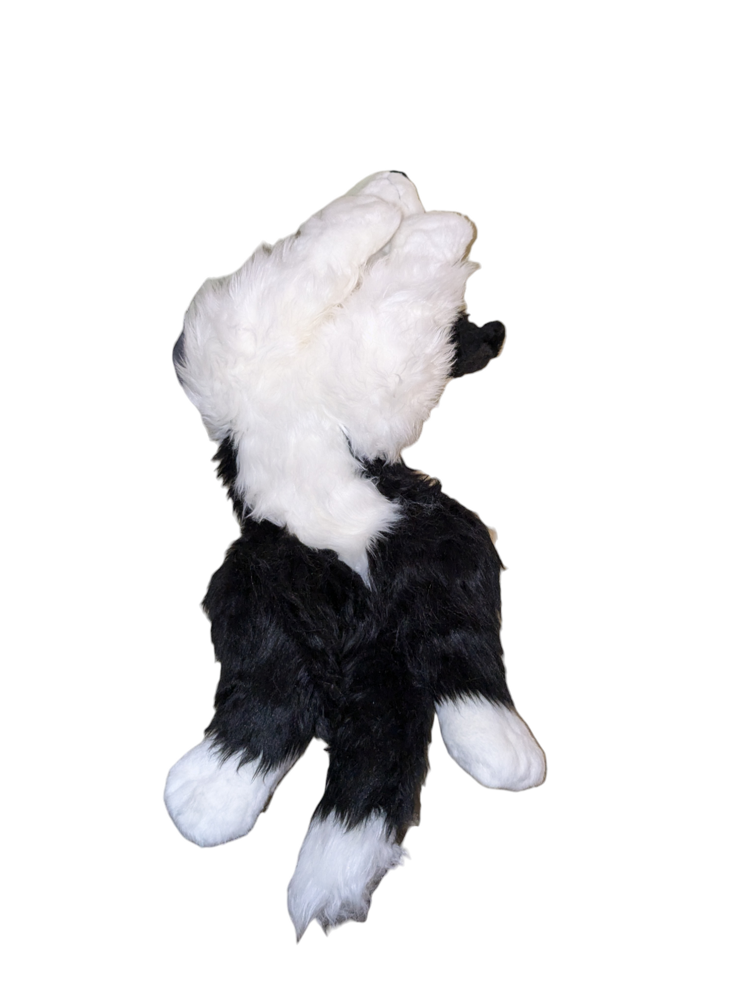 Weighted 1-5lbs Large Border Collie Dog Puppy Plush for Anxiety, ADHD, Stress, Autism, Comfort Therapy Stuffed Animal