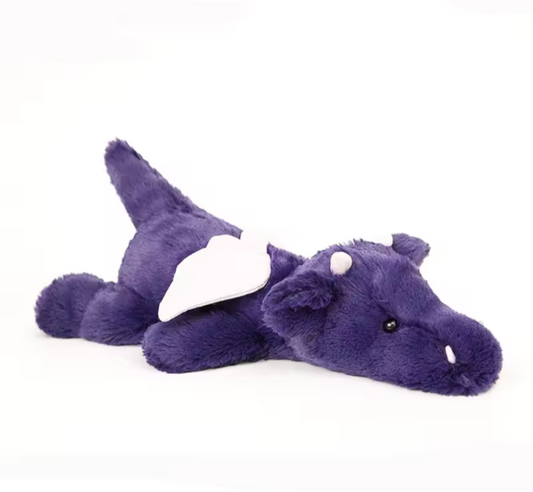 Weighted 1-4lbs 20" Purple Dragon Plush for Anxiety, ADHD, Stress, Autism, Comfort Therapy Stuffed Animal
