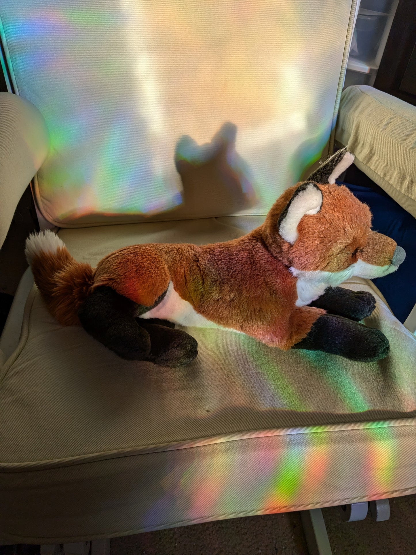 Weighted 0.5-2lbs Fox Plush for Anxiety, ADHD, Stress, Autism, Comfort Therapy Stuffed Animal